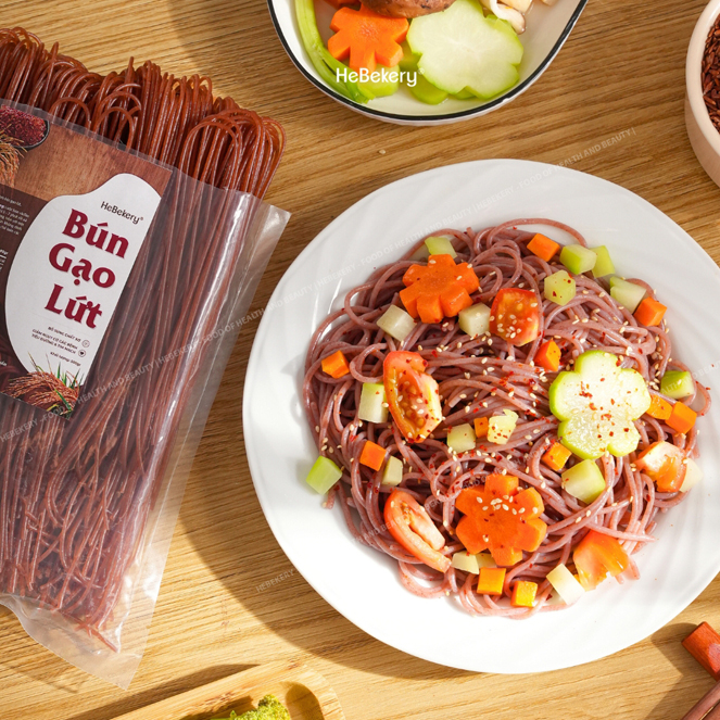 Mì Chũ Rau Củ Tự Nhiên 5 Vị - Mì Chũ Ngũ Sắc Ăn Kiêng Healthy HeBekery 1kg - Hình ảnh 12