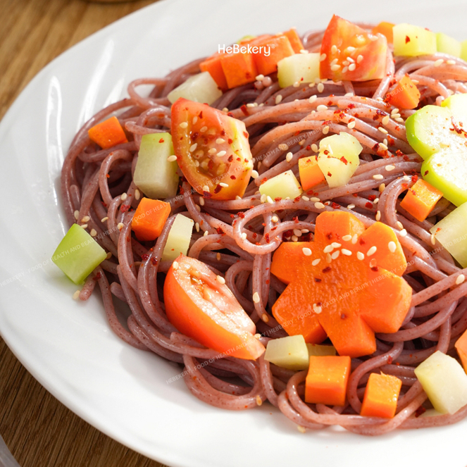 Mì Chũ Rau Củ Tự Nhiên 5 Vị - Mì Chũ Ngũ Sắc Ăn Kiêng Healthy HeBekery 1kg - Hình ảnh 13