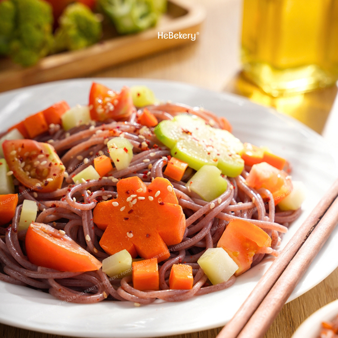 Mì Chũ Rau Củ Tự Nhiên 5 Vị - Mì Chũ Ngũ Sắc Ăn Kiêng Healthy HeBekery 1kg - Hình ảnh 15