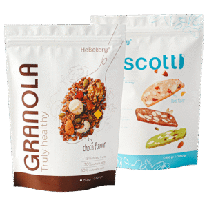 Combo 3 Hũ 500gr Granola Siêu Hạt Dinh Dưỡng 3 Vị - Ngũ Cốc Dinh Dưỡng HEBEKERY by HEBE