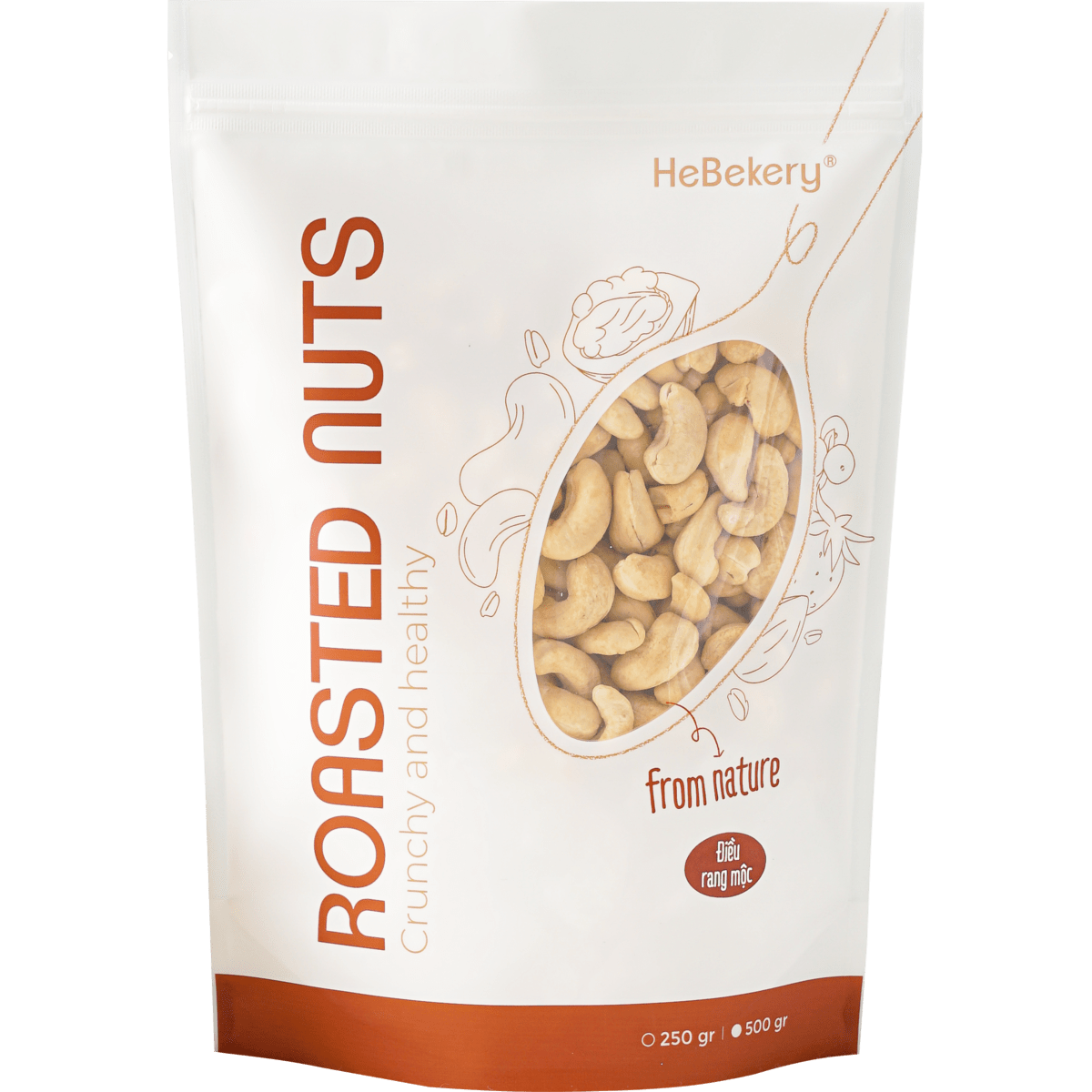 Hạt Điều Nguyên Hạt Chuẩn Xuất Khẩu Rang Mộc - Hình ảnh 2