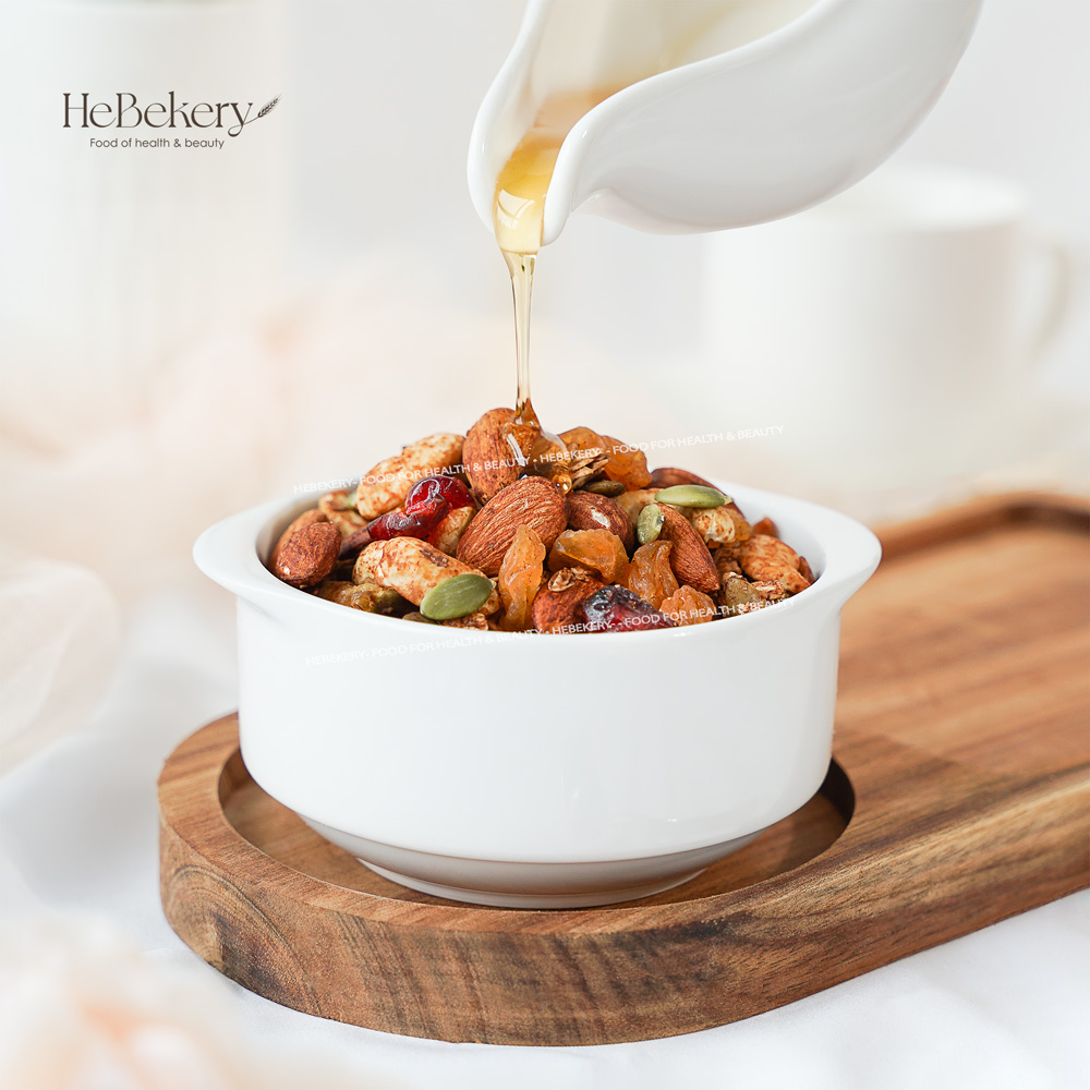 Granola Truly Healthy Vị Chocolate HEBEKERY by HEBE - Ngũ Cốc Dinh Dưỡng Lành Mạnh Tự Nhiên - Hình ảnh 4
