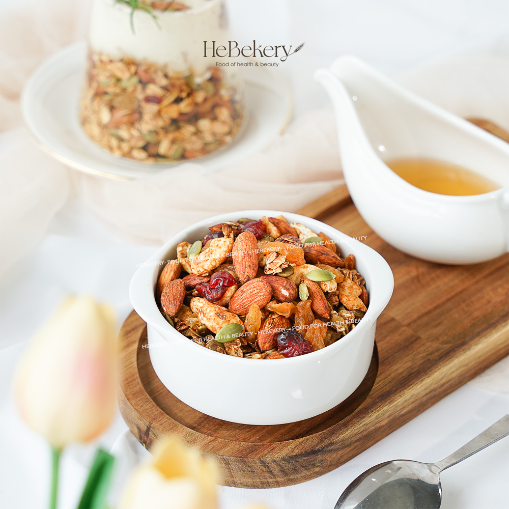 Granola Truly Healthy Vị Chocolate HEBEKERY by HEBE - Ngũ Cốc Dinh Dưỡng Lành Mạnh Tự Nhiên - Hình ảnh 5