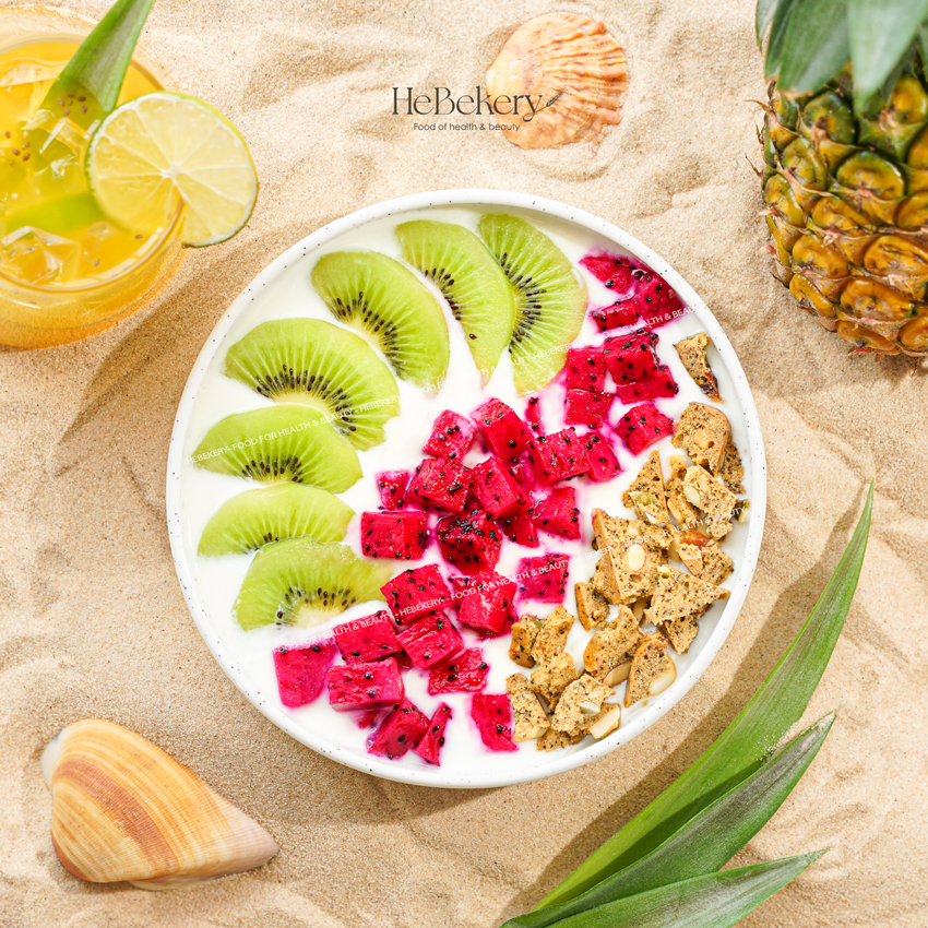 BISCOTTI Nguyên Cám Ăn Kiêng Vị Trái Cây Nhiệt Đới Hebekery - Hình ảnh 12