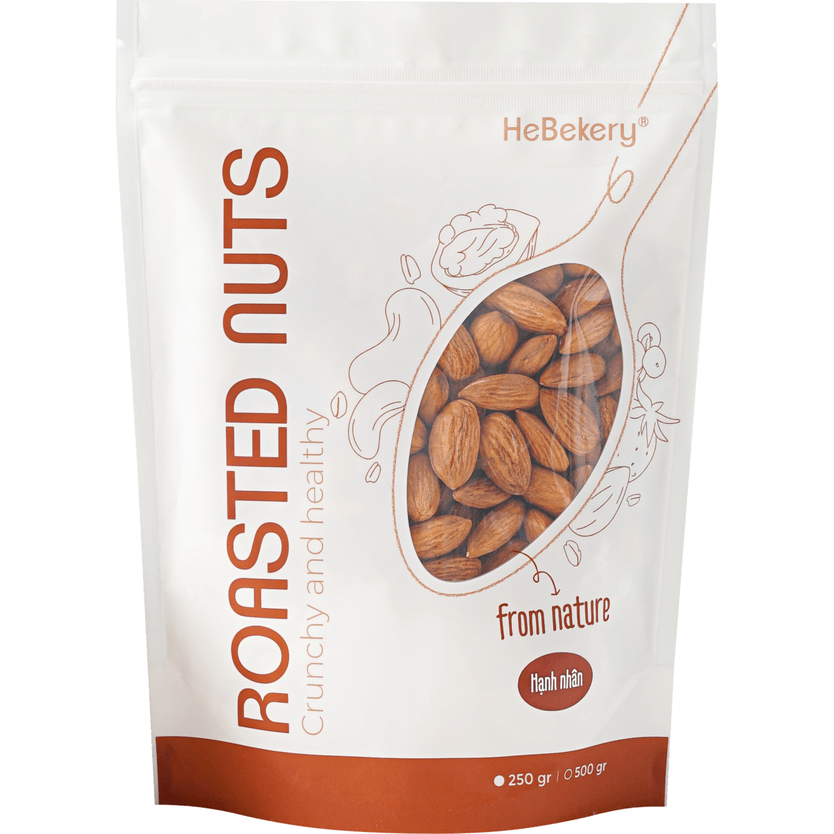 Hạnh Nhân Nướng Giòn Rang Mộc Hebekery - Hình ảnh 5