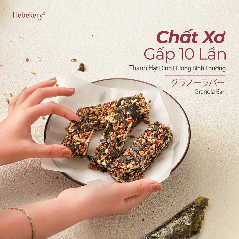 Thanh Hạt Rong Biển Nhật Bản Siêu Hạt - Thanh Ngũ Cốc Dinh Dưỡng Ăn Vặt Healthy - Hình ảnh 5